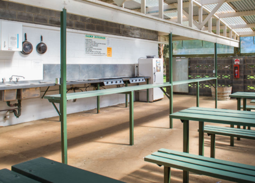 Fully Enclosed Camp Kitchen